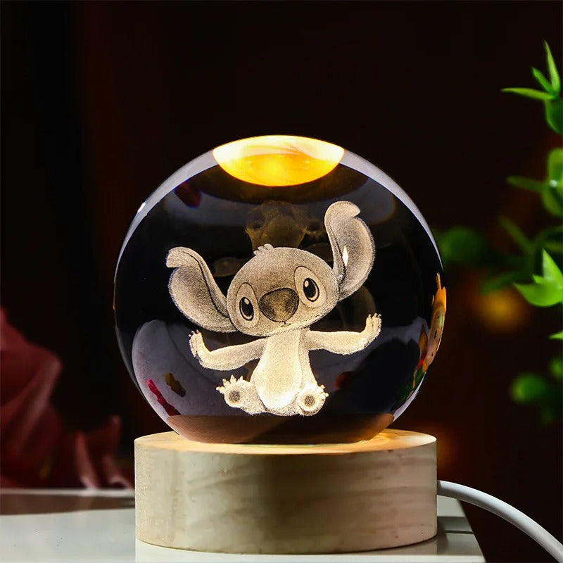Stitch 3D Crystal Ball