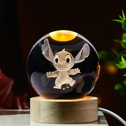 Stitch 3D Crystal Ball
